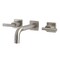 Kingston Brass KS6128CML Two-Handle Wall Mount Bathroom Faucet, Brushed Nickel KS6128CML - alternate 1